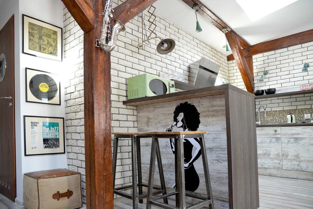 In The Attic Unikatowe Apartmenty By Stayly Szczecin Exteriör bild